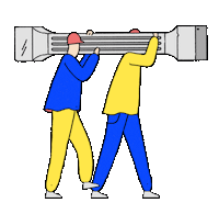 Loading Help Sticker by merlin fluegel