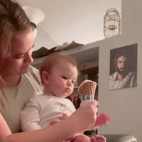 8-Month-Old Falls In Love With Ice Cream