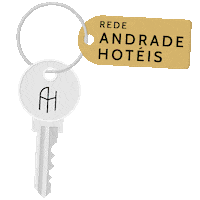 redeandradehoteis hotel keys andrade keychain Sticker