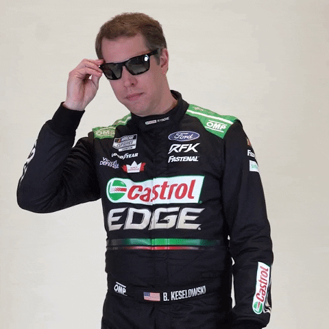 rfkracing sunglasses nascar too cool brad keselowski GIF
