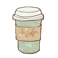 Cup Coffee Sticker
