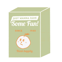 Happy Orange Sticker by PAZZO