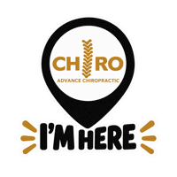 Im Here Sticker by Advance Chiropractic