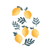 Lemon Tree Fruit Sticker by Nodspark