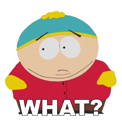 Eric Cartman What Sticker by South Park
