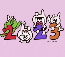 moozleco rabbit new year 2023 cny GIF