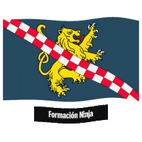 La Coruna Flag Sticker by Formación Ninja