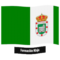 La Coruna Flag Sticker by Formación Ninja