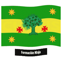 La Coruna Flag Sticker by Formación Ninja
