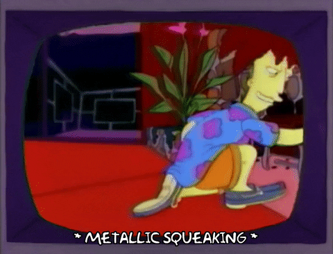 Grabbing Season 3 GIF by The Simpsons