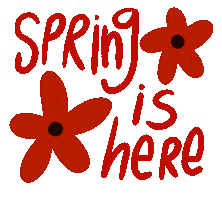 Spring Season Flower Sticker by Demic