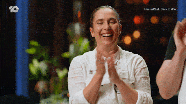 Happy Cheers GIF by MasterChefAU