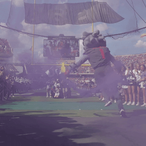 Smoke Run Out GIF by TCU Football