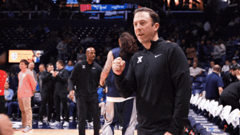 Xaviermbb Pitino GIF by Xavier Men's Basketball