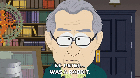 st. peter rabbit GIF by South Park 