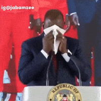 Ruto Crying GIF