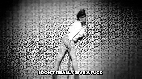 rockstar 101 i don't really give a fuck GIF by Rihanna