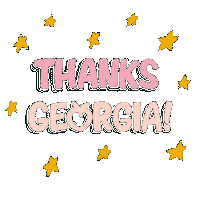 Thanks Thank You Sticker by Creative Courage