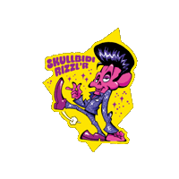 Punk Rock Monster Sticker by Craniacs World
