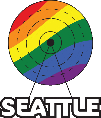 visitseattle giphyupload gaypride pride2020 instagay Sticker