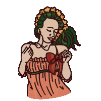 Aureliepouet sun knot fille detente Sticker