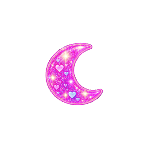 Crescent Moon Moons Sticker
