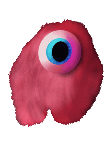 bukesque halloween monster monsters fluffy Sticker