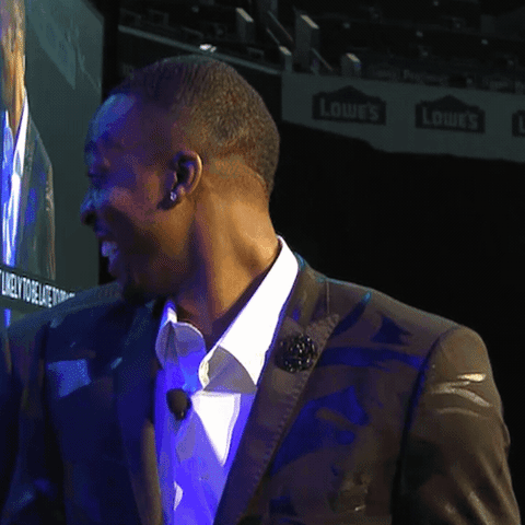 hornets reaction happy dance jordan GIF