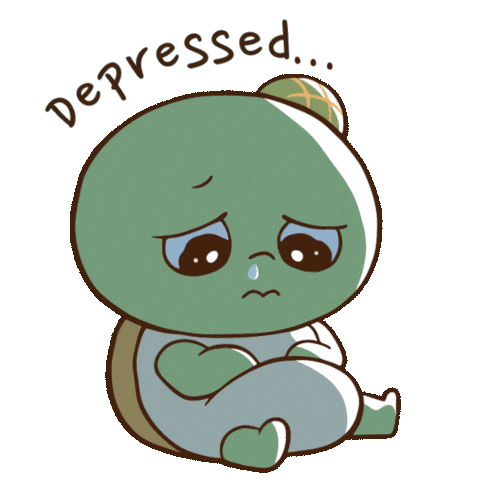 Sad Apollo Sticker