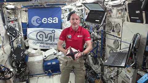 International Space Station Rugby GIF by European Space Agency - ESA