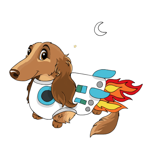 Rocket Foguete Sticker