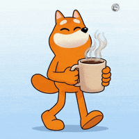 Happy Blue Background GIF by BONK