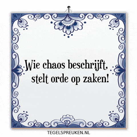 Focus Chaos GIF by Tegelspreuken.nl