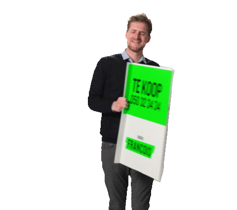 Real Estate Sign Sticker by Immo Francois