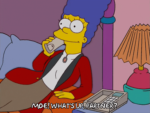 happy marge simpson GIF