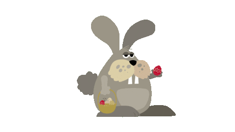 Easter Bunny Animation Sticker