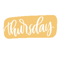 Lettering Thursday Sticker by Lili and Bella