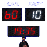 10 Away Sticker