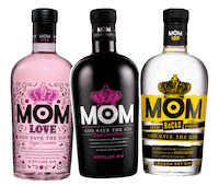 MomGin cheers queen mom drinks Sticker
