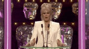 joanna lumley bafta film awards 2019 GIF by BAFTA