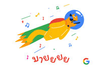 googlethailand music cat party dog GIF