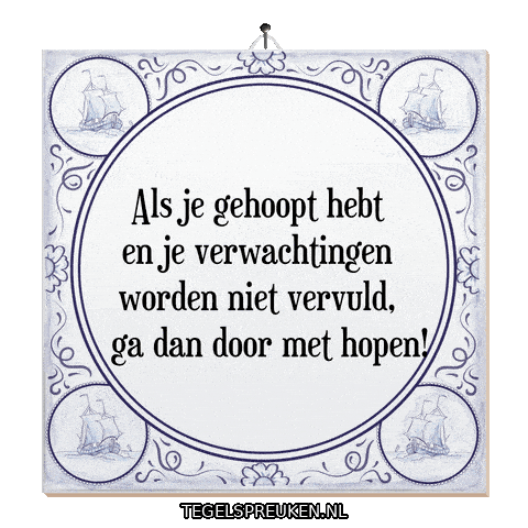 Humor Hoop Sticker by Tegelspreuken.nl