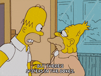 scared homer simpson GIF