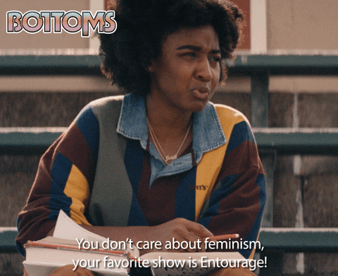 Feminism Entourage GIF by Bottoms Movie