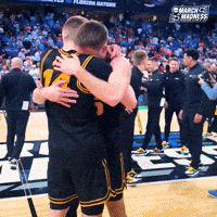 College Basketball Hug GIF by NCAA March Madness