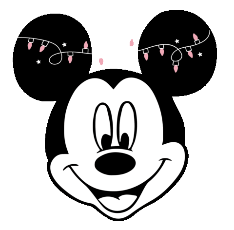 Christmas Mickey Sticker