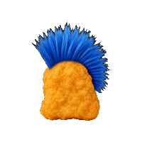 Chicken Nugget Punk Sticker