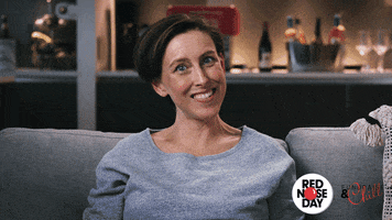 RedNoseDay chill self care couch comfy GIF