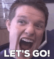 RussellBrunsonHQ yes excited lol shocked GIF