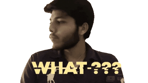 Shock What Sticker by Raghav Bansal